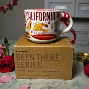 Starbucks California Been There 2oz ORNAMENT Mug MINI NWT Box – NOT FULL SIZE